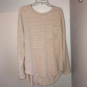 Oversized Striped Long Sleeve